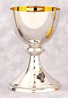 Silver Chalice With Bowl Paten Sterling Cup